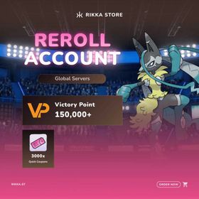☆ Global | 150000+ VP | 3000x Quick Coupons | Lucario | 60x Pulls Account | DM for Catalog