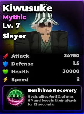 Roll Anime to Fight! | 1x Kisuke Urahara Slayer | Kisuke lvl 7 | Roll Anime to Fight Item | Cheapest | Instant Delivery