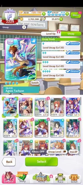 GLOBAL STARTER • AGNES TACHYON MLB (X5 MAX LIMIT BREAK) + LIGHT HELLO LB1 SSR SUPPORTER CARD + 25.000 CARATS • LOGIN BY TRAINER ID ONLY • INSTANT SUPER FAST DELIVERY #2