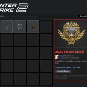 Counter, Strike 2 🎮 🛡️ NO Prime! NOT Premier Ready, 🏅 Medals, 📅 2021 Service, ⏳ 5, Year, 🛠️ Warranty, 🌐 Global, 🔗 linked, 💧 Steam