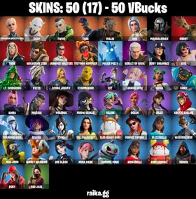 [PC/PSN/XBOX] 50 skins | Mandalorian | Ruby Shadows | Polar Peely | Geralt of Rivia | Ark | Twyn | Wolverine Zero | Jennifer Walters | Groot | Thor #279