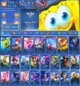 HERO 102 SKIN 166 | EMBLEM ALL MAX| VALE GARA| EPIC KHUFRA| EPIC CARMILA | HERO GOOD| SKIN GOOD| INSTANT DELIVERY