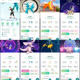 W134 Level 70 Shiny Kyurem Shiny Dialga Origin Shiny Legendary: Azelf, Giratina Shiny Hatched: Cleffa, Togepi