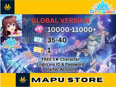 10k-11k Diamond 💎 35-40 Ticket Holodori Gacha 🎟️ 1 Ticket 4★ Character ✨ Hololive Dreams Account