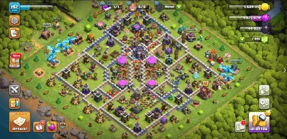 TH 15 | LEVEL 197 | BK 54 | AC 57 | MP 42 | GW 21 | RC 15 | Gems 1506 | INSTANT DELIVERY | GCLD1633