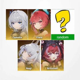 Global|Brisshell+Nagi+Flare+Ophelia+Random 5-star character|Only completed the tutorialg