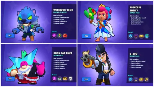 🐺 Werewolf Leon • 👸 Princess Shelly • 💀 Born Bad Buzz • 🤖 B-800 • 🔐 Full Access