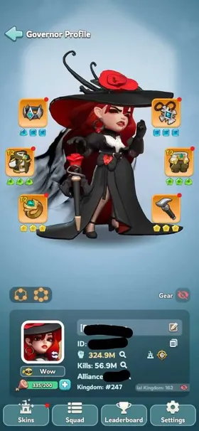 1 - TG 6 | 325M Power | 29 Hero | 737k Gems | 7 Skin | VIP 8 | INSTANT DELIVERY!