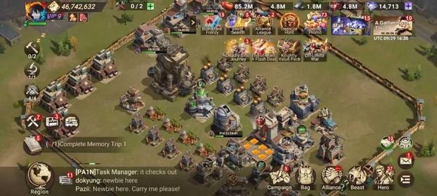 DDS4 | All Platform | 46,7M Power | VIP 9 | HQ 25 | 22 Legendary Heroes | 2 Legendary Beasts | T5 Open | 6 HQ Skins | 35K Gems