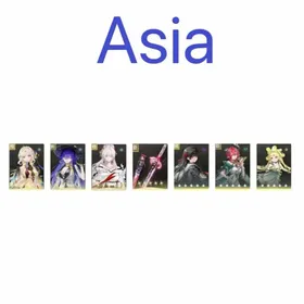 Asia lv8 HIYUKI+weapon+CHISA+Lucilla+Ciaccona+Suisui+Verina+random 4 stars, The novice pool has not been moved