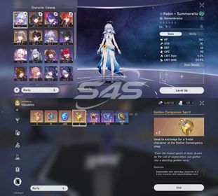 STARTER TL 4 | ROBIN SUMMERETO, MORTEMAX BLADE, ACHERON, DANHENG PT, ARCHER/GILGAMESH, HAS 2 GCS | SERVER ASIA, MALE MC, LOG GOOGLE ONLY.