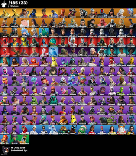 [PC/PSN/XBOX] 185 skins | Gold Brutus | Gold Midas | Lina Scorch | Carbon Commando | Heron Stance Hero | Blue Striker | Hybrid | Calamity | Dire | Ronin | 600 VB
