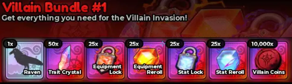 Villain Bundle 1【999rb】Anime Expeditions | FAST DELIVERY