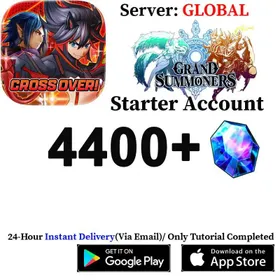 Global | 4400+ Crystal |2~4  Ascend characters+10-15 random Awoken characters [Grand Summoners]