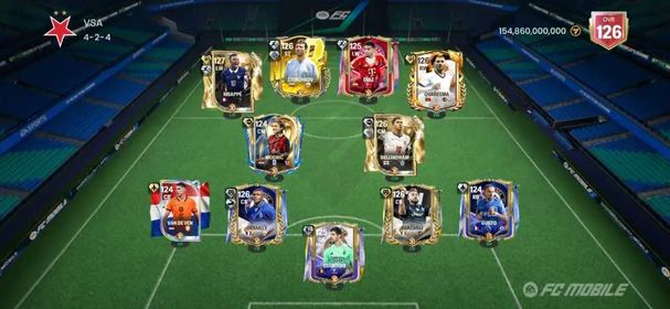 🔥 Meta 127 Mbappé Account | 💎 55K Gems | 👑 126 Stoichkov × Quaresma × Bellingham × Desailly × Barzagli × UTOTS Dembélé | 🏆 Full Meta Team | 🚀 Stacked Squad