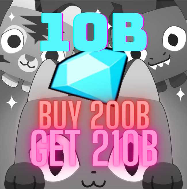 BUY PSX GEMS / 10B GEM / Pet Simulator Gem