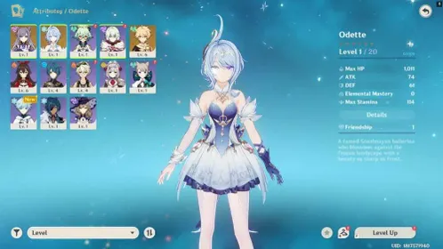 Asia AR10 Male Mc | Odette Sign + Keqing + 3896 Primo + 3 IF + 4-Star Random Character