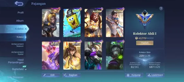 #MLBB41 Hero 133 Skin 220 | CC Natalia | SpongeBob Cyclops | 2 LB | 2 Blazing | Saint Badang | 2 Venom | 2 DragonT | 11 Epic