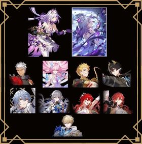[ASIA] Starter Level 10 | Castorice + Signature LC | Cyrene + Himeko Nova + Sunday + Archer + Dan Heng PT | Golden Companion Spirit x3 | Female MC | All Unset