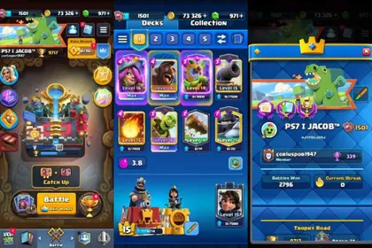 🔥3MAX CARD LVL 54|14 1501 CARD LVL👑9700 TROHIE Full ACCESS👑62EMOTE👑10 EVO👑 4 YEARS🔥
