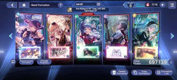 BDN25 – EN High-End Ave Mujica Account | 5/5 SSR Collab + 4 SSR Snapshot