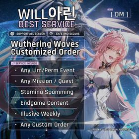 Customized Premium Service Wuthering Waves