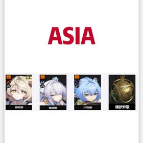 Asia|Female LV8-12| ‌Phoenix+Velina+Lucia+Lucia Weapon+ Random 0-5SSR| Fast Delivery