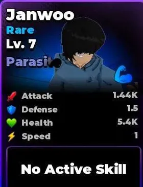 X2  LVL 7 PARASITE JANWOO - ROLL ANIME TO FIGHT