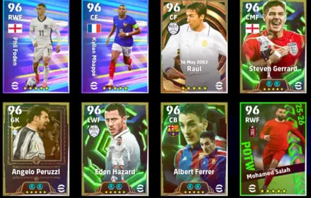 Android | Ferran Torres Show time WC | Desailly Big Time | Viera P.Nedved Lilian Thuram and Orther | 11 Epic card | 17 Show Time | 16 POTD WC | 3200+ streght | Manager Amorim | Log Konami id only