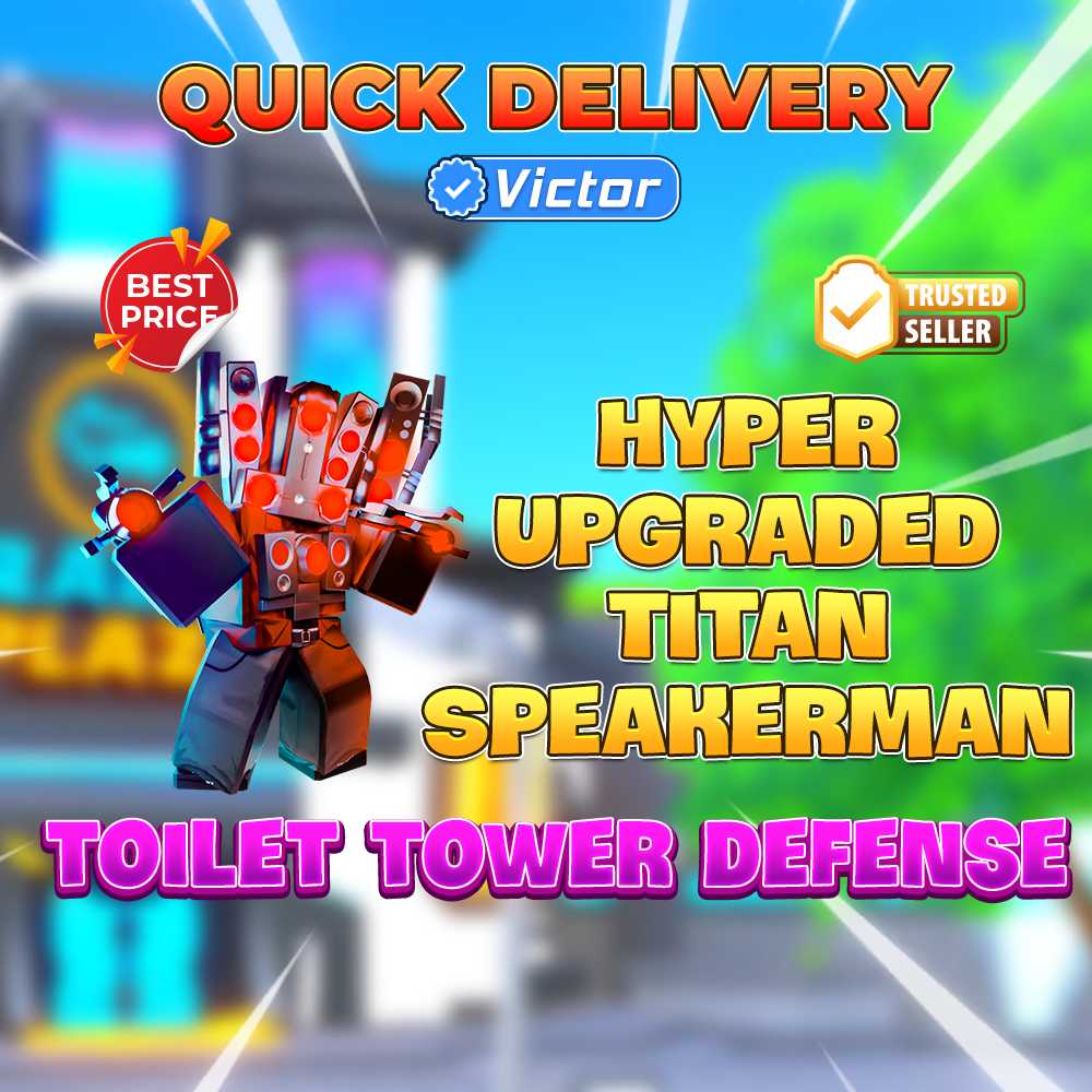 Hyper Upgraded Titan Speakerman Toilet Tower Defense TTD Units TTD