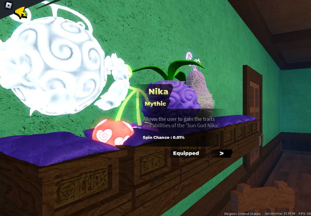 [Fruit Battlegrounds Nika Max Level 300 Unlocked Soru Unverified 13