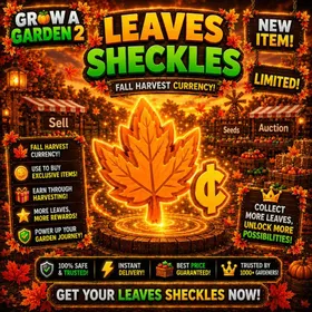 🍁15B+ Sheckles (Daily Deales 30B+) | 1 Fruits = 300M+ | 🍁 Grow a Garden 2 (Fall Harvest) 🍂 |⚡️Instan Delivery⚡️