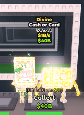 Cash or Card - Steal a Brainrot