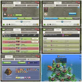 CU-3331 ➤CLAN LEVEL 27 ➤ CRYSTAL LEAGUE 1➤NAME: LION'S ROAR ➤ RARE ENGLISH NAME ➤ CLAN CAPITAL 10 || WIN- 433 | LOSS- 386 ➤LOW PRICE