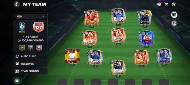 Gg 630__127 OVR Team | 127 OVR Drogba | 585 Mn Coins || 126 OVR Players | 125 OVR Players || 124 OVR Players || Team Value : 100 Bn