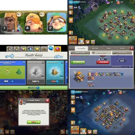 US/USA Local~Th18 Max~Hero:100-105-73-80-55-1	~6 Epic Max~Desert Nights XL Scenery~Huge Decoration~178 Walls Max~11 Skins~XP-246~Full Access