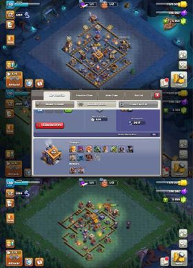 RARE | COSMIC SCENERY | TH16 NEAR MAX | HIGH LEVEL EQUIPMENTS | GEMS-5959 | HERO:70-71-50-59-30 | NC FREE | HUGE OBSTACLES | 5X SKINS | 6 BUILDERS | GOLDEN WALLS | XP-170