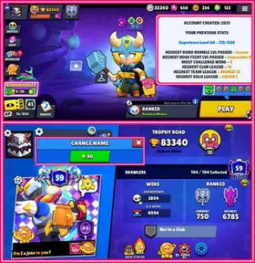 ♨️[#17 End Game] 83K Trophies🏆[86 hyper + 45 Max Brawlers]💥359 Skins✨2021 Acc✅[Chk Pics+Description]🚚Instant Fresh Mail Delivery🛡️Secure Account.
