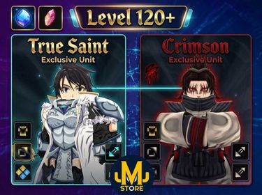 True Saint + Crimson – Lvl 120 ⭐ Anime Expeditions Account