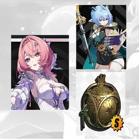 Asia|Female lv 5| Remielle Dan + Lucia + Lucia Weapon  + Random 4-star character|Fast delivery