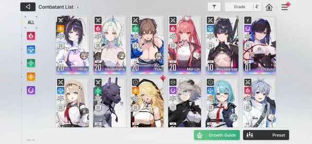 Global | Level 17 | Starter Heidemarie + Rossweise + 7 SSR, Selector On