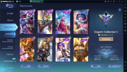 #507 | Warioress Natalia Exquisite, Meowkin Warden & Tracker, Blazing Shadow Esmeralda, Cursed Scroll Khufra | 177 Skins | Instant Login