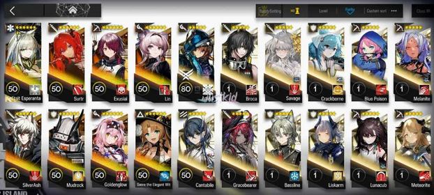 ARKNIGHTS GLOBAL STARTER 8*6 , LIMITED KALTSIT ALTER , SURTR,MUDROCK,GOLDENGLOW,SILVERASH,EXUSIAI,LIN,SWIRE ALTER