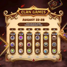 30k clan game point service 🔥Delivery in 4 hours🔥Cg point (30,000)