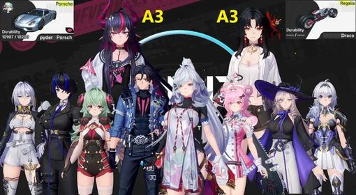 (SEA) 10 SSR 17 Sign. Sinku A3 Sign Skin + Hotori A3 Sign Skin + Zankou Sign + Iroi Skin + Chaos Skin. Porsche + Draco (Lv 54) Female MC - 13