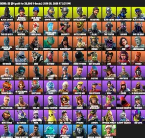 Fortnite: 88 SKINS Raider's Revenge (OG) | Black Knight | Sparkle Specialist | The Reaper | Floss | Fresh | Take The L  ✅ All Platforms ✉️ Full Access