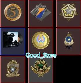 CS2 Prime 1915 hours+7Medals(2021-2022-2024 Service Medal/Premier Season One Medal/5Y/10 Year Birthday/Global Offensive Badge)