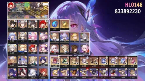 【Fast Delivery - Asia TL70 - 43x 5⭐】Robin (LC), Ruan Mei (LC), Himeko (Nova), Firefly, Cyrene, Evernight, Feixiao, Saber, Tribbie, Fu Xuan, Silver Wolf LV999, Aventurine, Seele, Yao Guang, Gilgamesh - Good Tier Relics Build - Full Email Access - Full Warranty Support