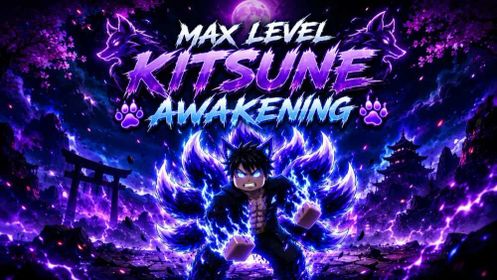 💥 MAX LEVEL 2800💥 KITSUNE AWAKENING 💥0-30M BOUNTY 💥UNLINKED 💥 BLOX FRUITT 💥