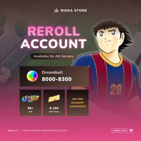 ☆ Global | 8000-8300 Dream Balls | 70+ SSR Tickets & Anniv Pulls | Lv 1 Reroll Account